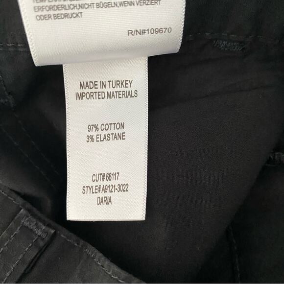 Agolde Daria Utility Black Pants size 28 cropped - Picture 9 of 9